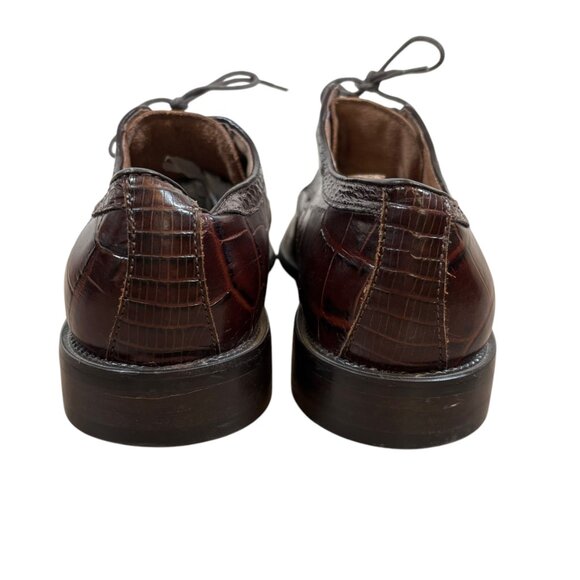 STACY ADAMS Genuine Snake Leather Oxfords - Picture 4 of 10